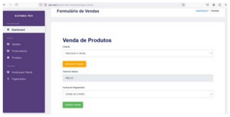 image Sistema ponto de venda - Frente de caixa em PHP 8.1