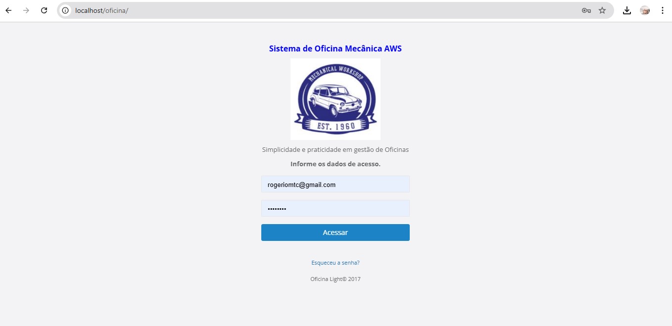 FOTO-1 Sistema para oficinas mecânicas em PHP grátis